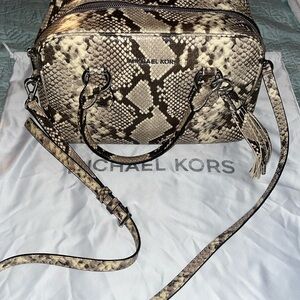 Michael Kors Snake Print Cross Body